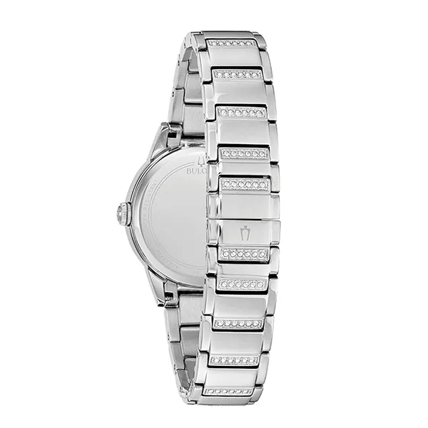 Đồng Hồ Nữ Bulova Classic Crystal Watch 96L257 Màu Bạc