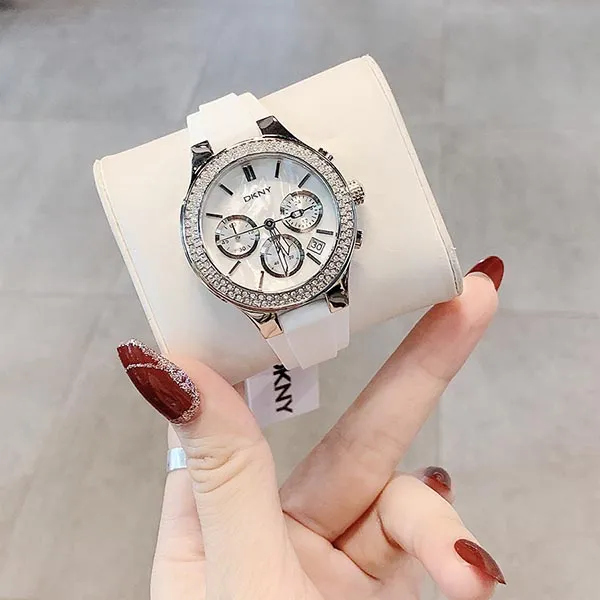 Đồng Hồ Nữ DKNY Watch NY8196 Màu Trắng