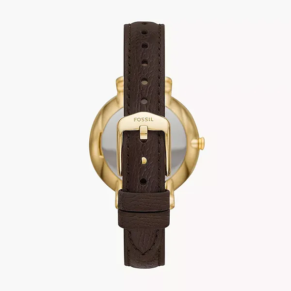 Đồng Hồ Nữ Fossil Jacqueline Three-Hand Dây Da ES4969 Màu Nâu Đậm - Đồng hồ - Vua Hàng Hiệu