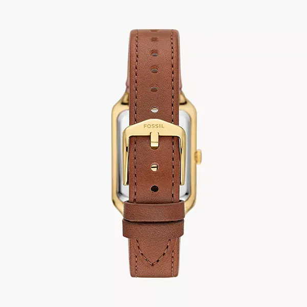 Đồng Hồ Nữ Fossil Raquel Dây Da ES5307 Màu Nâu Vàng