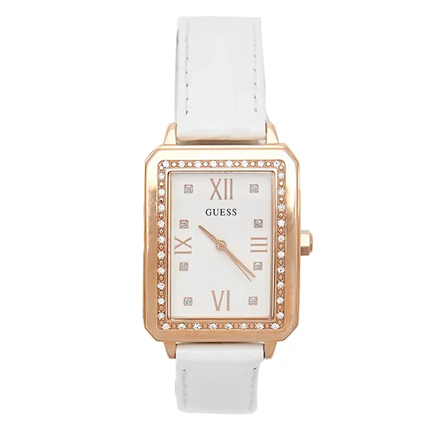 Đồng Hồ Nữ Guess White And Rose Gold-Tone Analog Watch U0841L5M Màu Trắng - Đồng hồ - Vua Hàng Hiệu