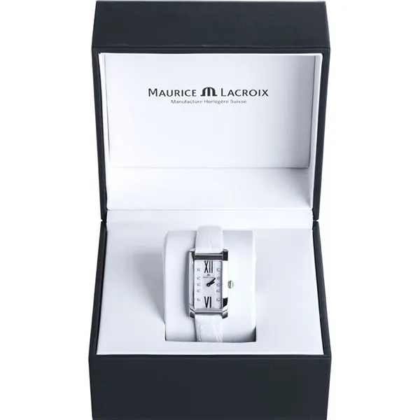 Đồng Hồ Nữ Maurice Lacroix Mother Of Pearl Dial White Leather Strap FA2164-SS001-170 Màu Trắng