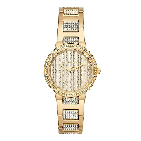 Đồng Hồ Nữ Michael Kors Gabbi Stainless Steel Glitz Watch MK3985 Màu Vàng Gold