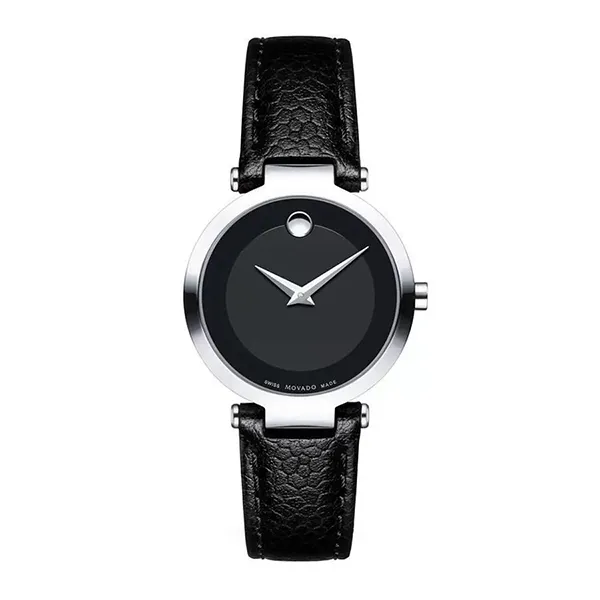 Đồng Hồ Nữ Movado Modern Classic Watch 0607115 Màu Đen