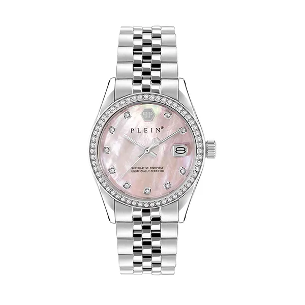 Đồng Hồ Nữ Philipp Plein Date Superlative PWYAA0123 Màu Hồng Bạc