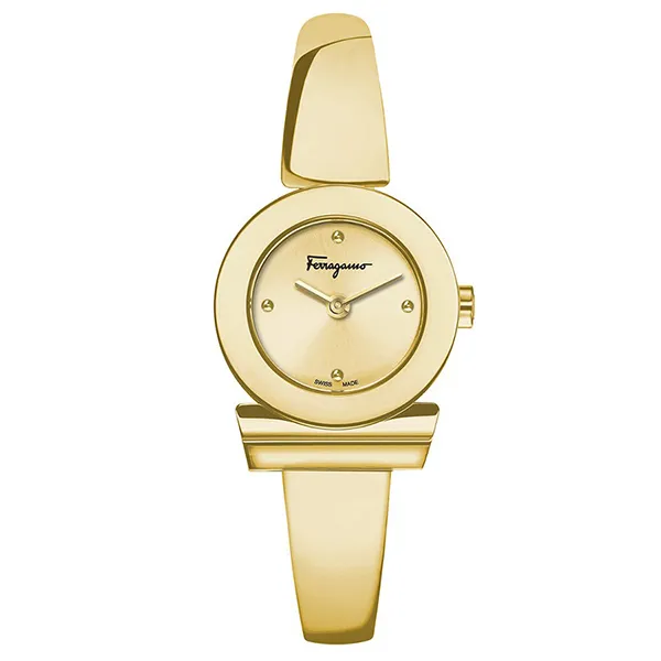 Đồng Hồ Nữ Salvatore Ferragamo Quartz Watch FQ5100017 Màu Vàng Gold - Đồng hồ - Vua Hàng Hiệu