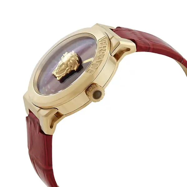 Đồng Hồ Nữ Versace Medusa Infinite Leather Watch 38mm VE3F00722 Màu Vàng Đỏ - Đồng hồ - Vua Hàng Hiệu