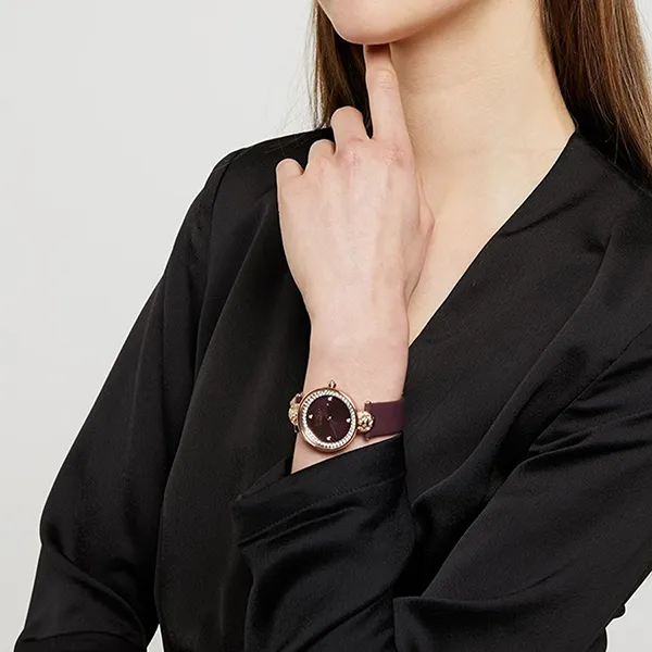 Đồng Hồ Nữ Versus Versace Victoria Harbour Watch VSP333421 Màu Đỏ Tía