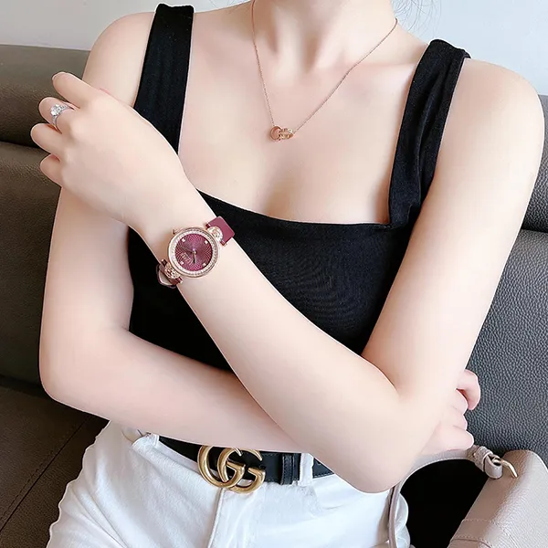 Đồng Hồ Nữ Versus Versace Victoria Harbour Watch VSP333421 Màu Đỏ Tía
