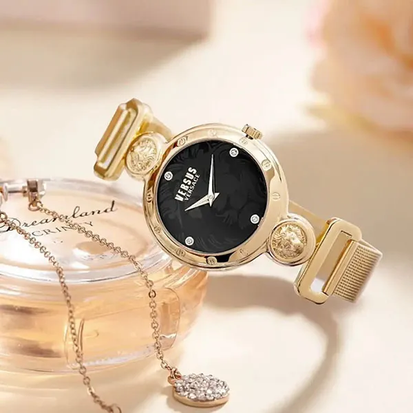Đồng Hồ Nữ Versus Versace Women's SOL100016 Sunnyridge Màu Đen Vàng