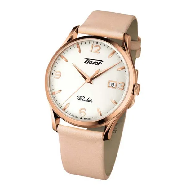 Đồng Hồ Tissot Heritage Visodate Watch T118.410.36.277.01 Màu Be