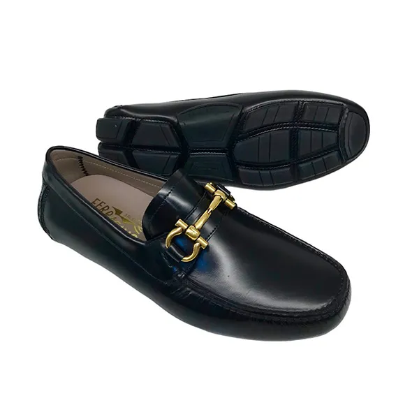 Giày Lười Salvatore Ferragamo Loafers Black ZM73924 Màu Đen Size 41 - Giày - Vua Hàng Hiệu