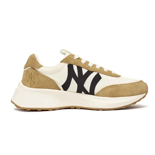 Giày MLB Chunky Jogger New York Yankees 3ASXX111N-50BGS Màu Trắng Phối Nâu Size 230