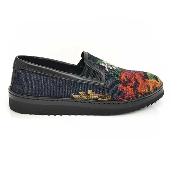 Giày Slip On Dolce & Gabbana D&G Flower Phối Màu Size 41 - Giày - Vua Hàng Hiệu