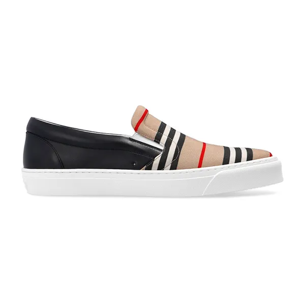 Giày Slip On Nam Burberry Beige Platform 8037276 Màu Be Size 41 - Giày - Vua Hàng Hiệu