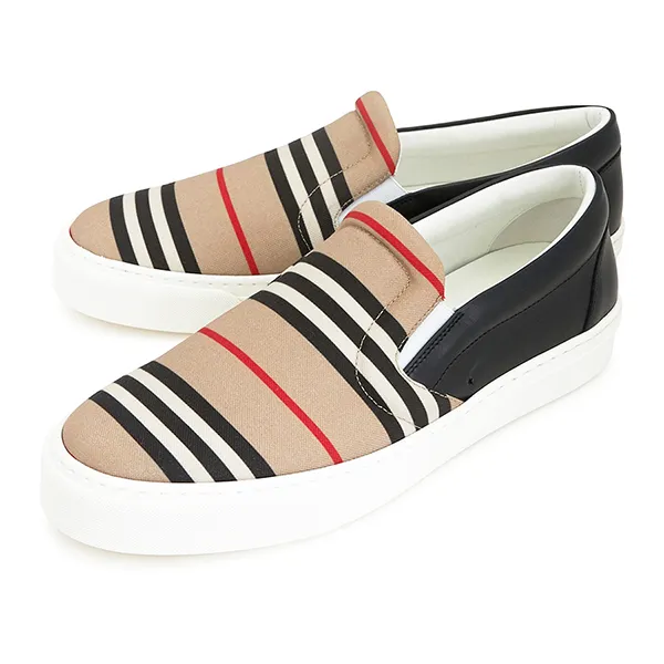 Giày Slip On Nam Burberry Beige Platform 8037276 Màu Be Size 41 - Giày - Vua Hàng Hiệu