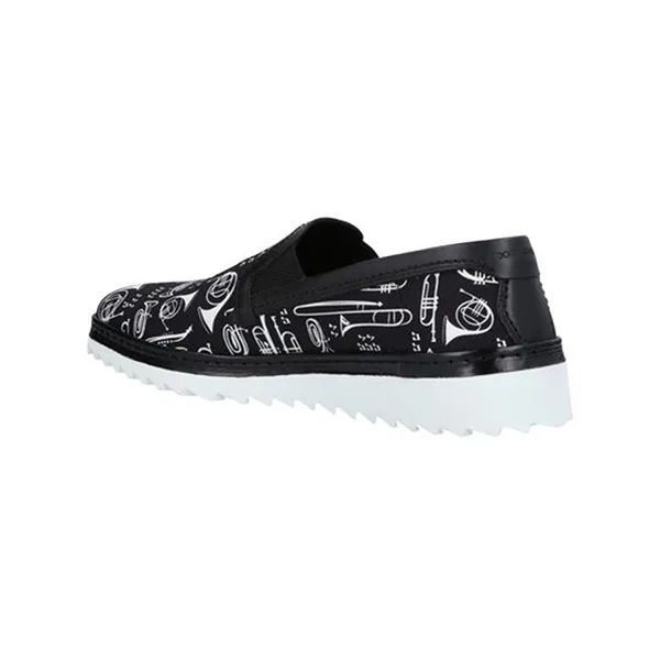 Giày Slip On Nam Dolce & Gabbana D&G Black Footwear Màu Đen Size 39.5 - Giày - Vua Hàng Hiệu