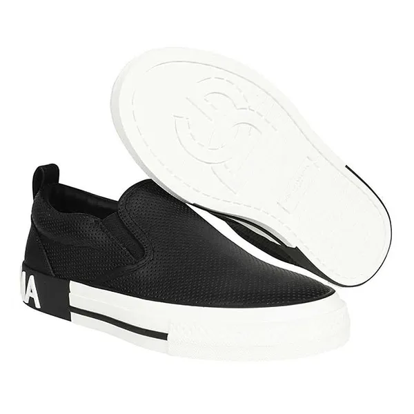 Giày Slip On Nam Dolce & Gabbana D&G CS1900 Màu Đen Size 41 - Giày - Vua Hàng Hiệu