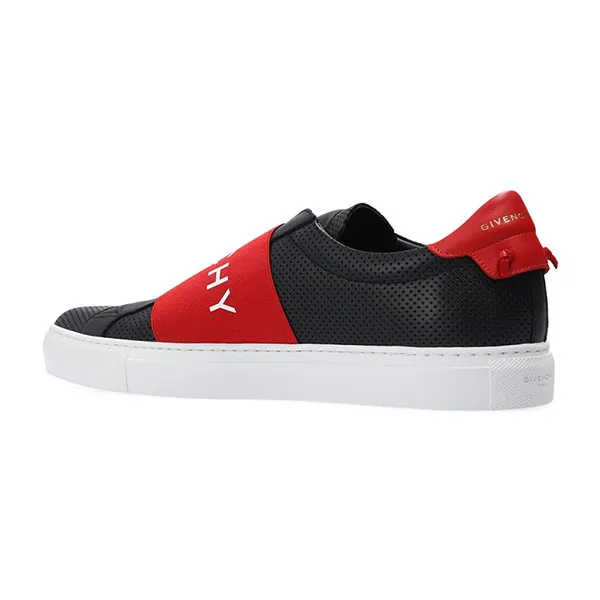 Giày Slip On Nam Givenchy Urban Street Elastic BH002 PH0QD-009 Màu Đen Phối Đỏ Size 40 - Giày - Vua Hàng Hiệu