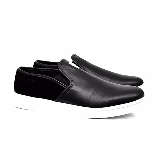 Giày Slip On Neil Barrett Black Leather Màu Đen Size 40