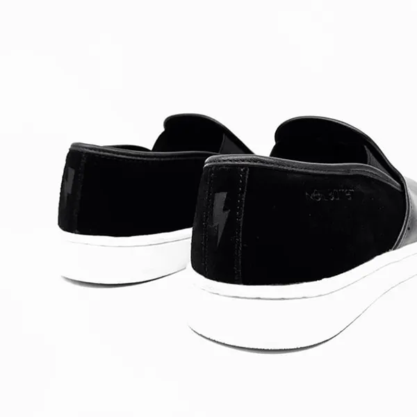 Giày Slip On Neil Barrett Leather Textile Lining Màu Đen Size 39