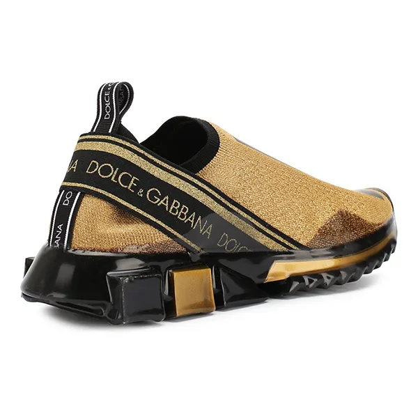 Giày Sneaker Dolce & Gabbana D&G Sorrento CS1595 Màu Đen Vàng Size 40.5 - Giày - Vua Hàng Hiệu