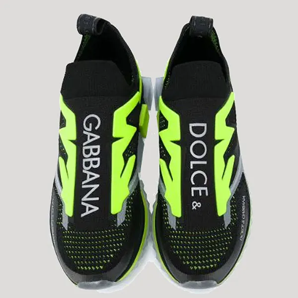 Giày Sneaker Dolce & Gabbana D&G Sorrento Stretch Jersey CS1823 Màu Xanh Đen Size 40.5