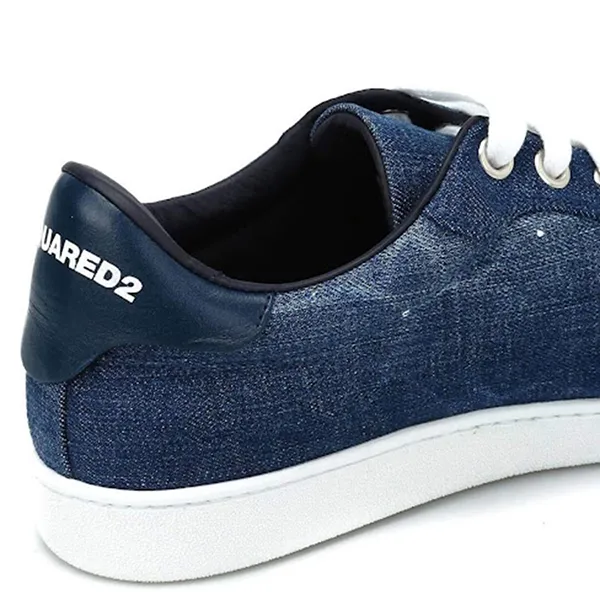 Giày Sneaker Dsquared2 Denim With Pins Màu Xanh Size 41.5 - Giày - Vua Hàng Hiệu
