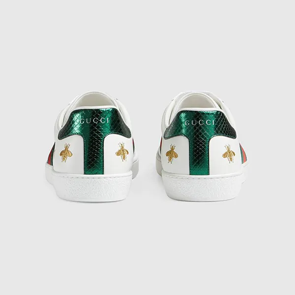 Giày Sneaker Gucci Men's Ace Embroidered Màu Trắng Size 43