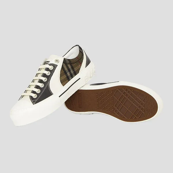 Giày Sneaker Nam Burberry Black & White With Vintage Check 8065448 A7250 Màu Đen Trắng Size 42 - Giày - Vua Hàng Hiệu