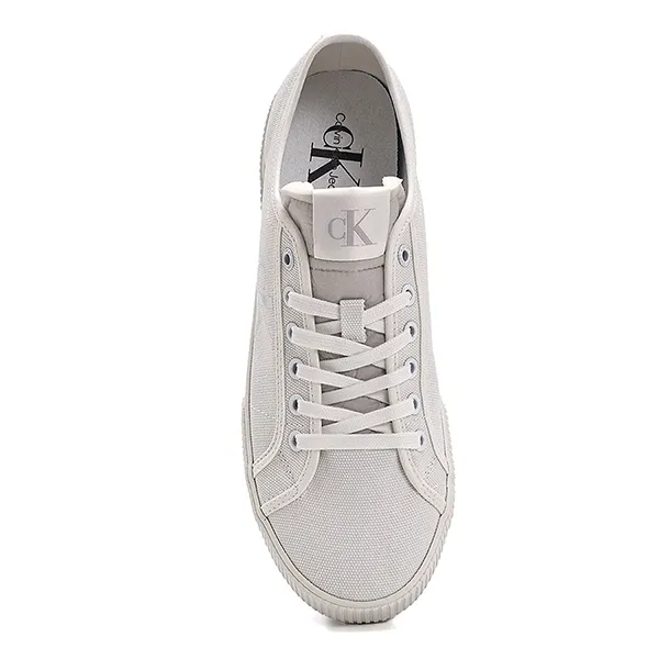 Giày Sneaker Nam Calvin Klein CK YM0YM00689_BIANCO_YBR Màu Trắng Size 42 - Giày - Vua Hàng Hiệu