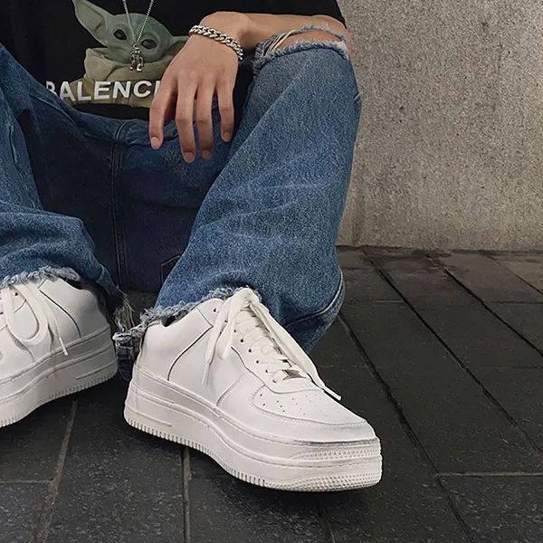 Giày Sneaker Nam Cat & Sofa AF White AC121 Màu Trắng