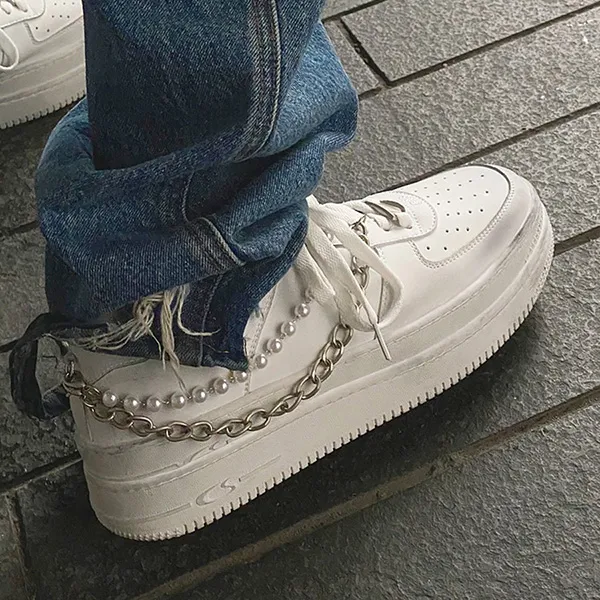 Giày Sneaker Nam Cat & Sofa AF White AC121 Màu Trắng