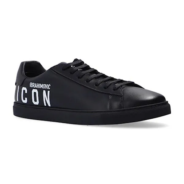 Giày Sneaker Nam Dsquared2 Icon Ibrahimovic SNM0005 Màu Đen Size 41.5 - Giày - Vua Hàng Hiệu