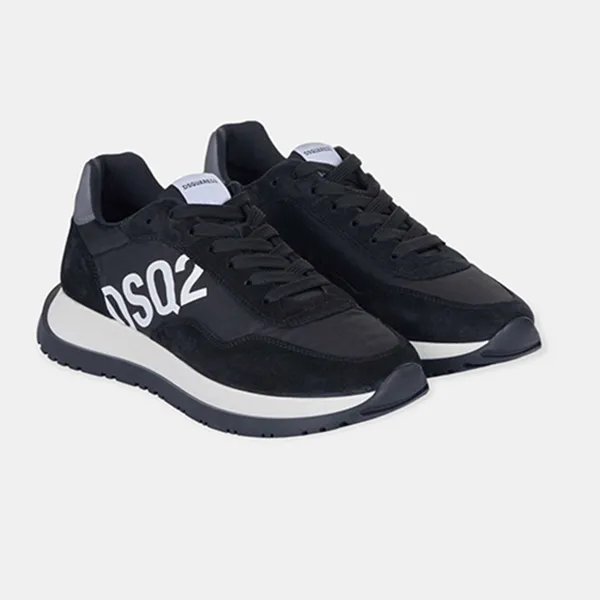 Giày Sneaker Nam Dsquared2 SNM027001601681 Màu Đen Xám Size 41 - Giày - Vua Hàng Hiệu