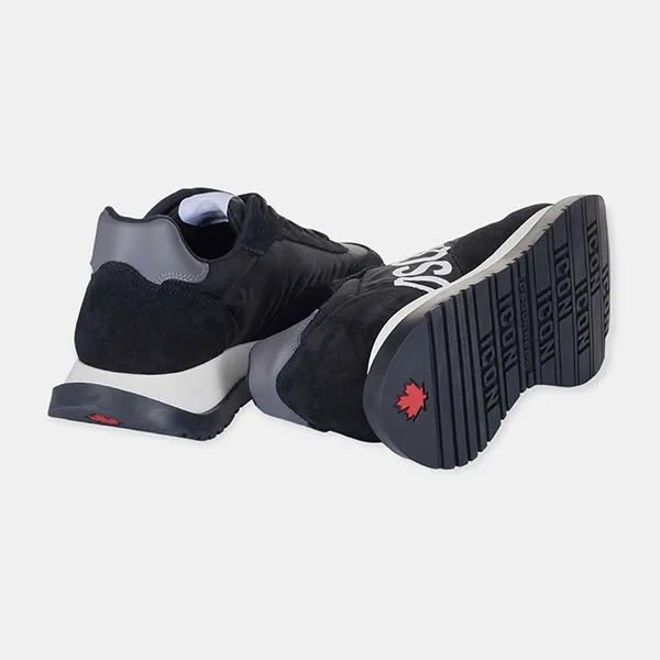Giày Sneaker Nam Dsquared2 SNM027001601681 Màu Đen Xám Size 41 - Giày - Vua Hàng Hiệu