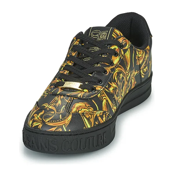 Giày Sneaker Nam Versace 72YA3SK6 Màu Đen Vàng Size 40 - Giày - Vua Hàng Hiệu