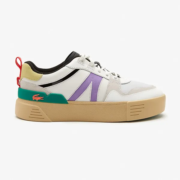Giày Sneaker Nữ Lacoste Women's L002 Leather And Suede Color-Pop 44SFA0098 Phối Màu
