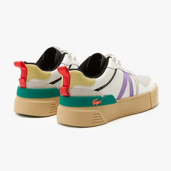 Giày Sneaker Nữ Lacoste Women's L002 Leather And Suede Color-Pop 44SFA0098 Phối Màu