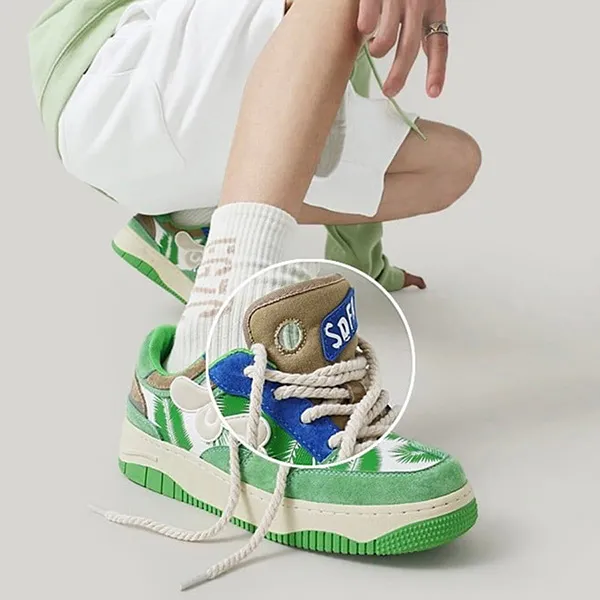 Giày Sneaker Unisex Cat & Sofa AC232 Màu Xanh Lá - Giày - Vua Hàng Hiệu