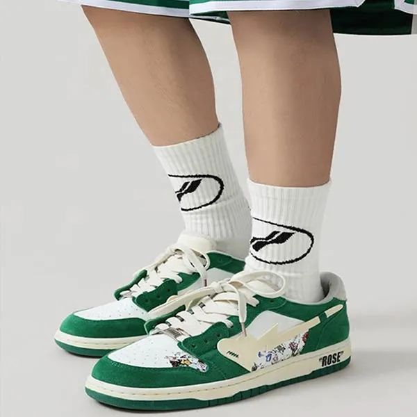Giày Sneaker Unisex Cat & Sofa Dunk Rose Green AC227 Màu Xanh Lá - Giày - Vua Hàng Hiệu
