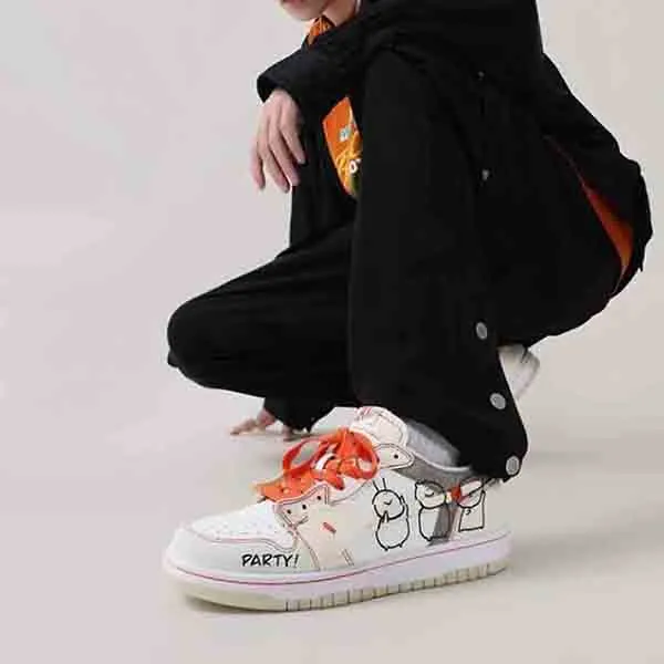Giày Sneaker Unisex Cat & Sofa Party Baby AC280 Màu Be Trắng - Giày - Vua Hàng Hiệu