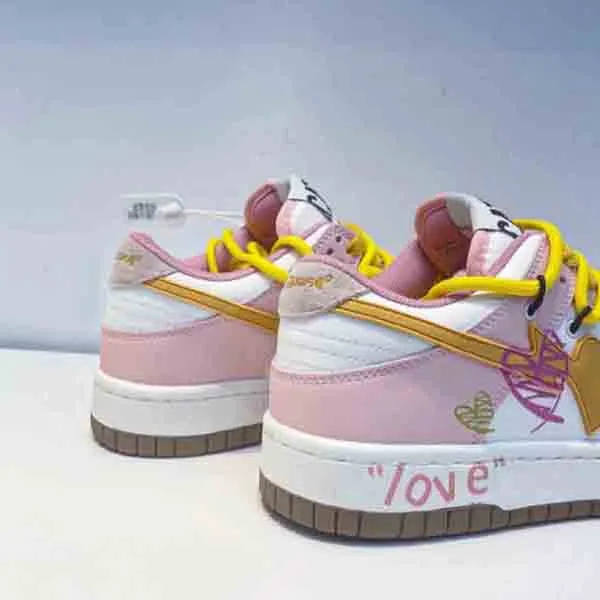Giày Sneaker Unisex Cat & Sofa Dunk Love Yellow AC270 Phối Màu - 4