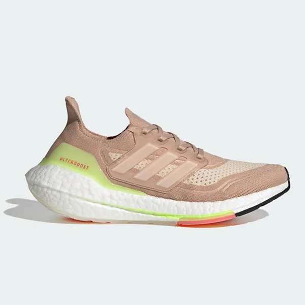 Giày Thể Thao Adidas Ultraboost 21 FY0399 Màu Be Đậm Size 38
