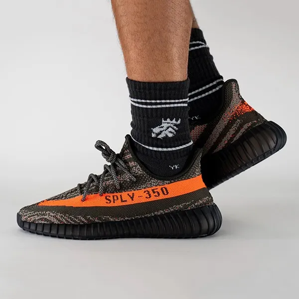 Giày Thể Thao Adidas Yeezy Boost 350 V2 Carbon HQ7045 Màu Xám Đen Size 39 - Giày - Vua Hàng Hiệu