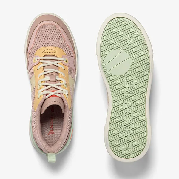 Giày Thể Thao Nữ Lacoste L002 Leather Tonal Trainers LAC45CFA0033 Màu Hồng Size 36 - Giày - Vua Hàng Hiệu