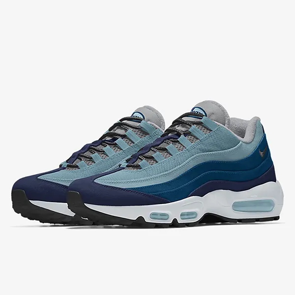 Giày Thể Thao Nike Air Max 95 Unlocked By You Custom Shoes DO7425-900 Màu Xanh - Giày - Vua Hàng Hiệu