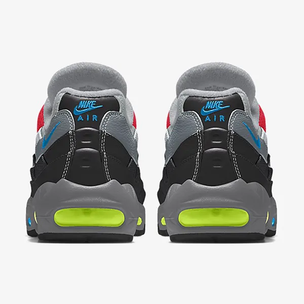 Giày Thể Thao Nike Air Max 95 Unlocked By You Custom Shoes DX5388-900 Màu Xám Đỏ - Giày - Vua Hàng Hiệu