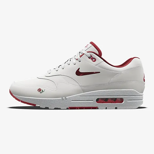 Giày Thể Thao Nike Air Max 1 87 By You FJ8893-900 Màu Trắng Đỏ Size 39