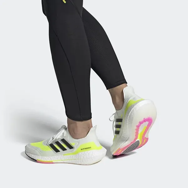 Giày Thể Thao Nữ Adidas Ultraboost 21 FY0401 Màu Trắng/Xanh Size 36.5 - Giày - Vua Hàng Hiệu